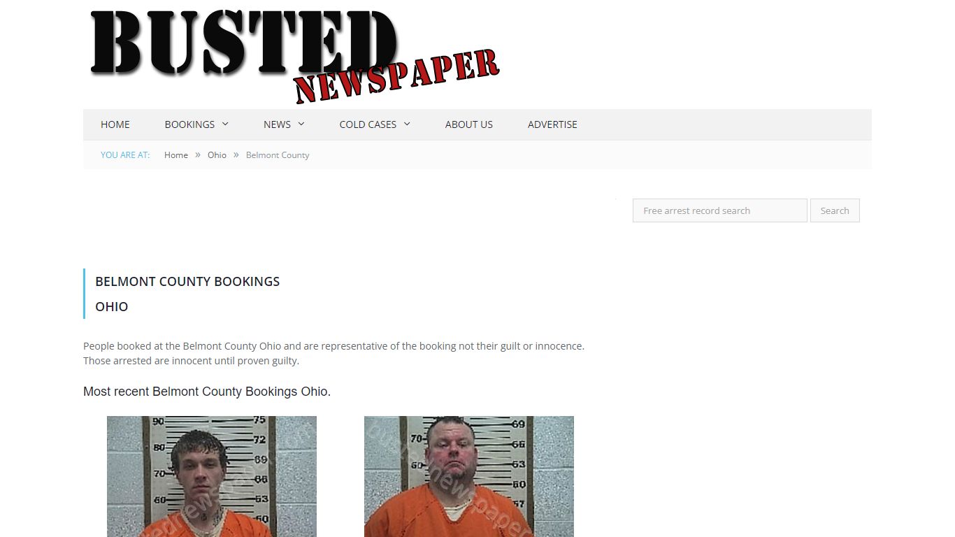 Belmont County, OH Mugshots - BUSTEDNEWSPAPER.COM